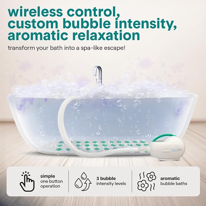 SereneLife Bubble Bath Mat - Image 3