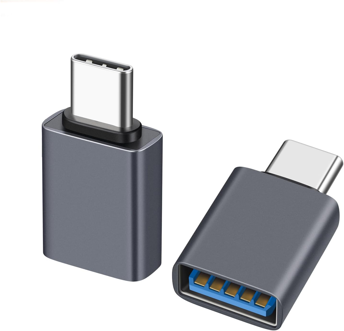 USB C Male to USB A Female Adapter (3 Pack),USB 3.2 GEN2 10Gbps High-Speed Data PD 60W Fast Charging for iMac,MacBook Pro/Air,iPhone 16 15,iPad,Microsoft Surface,Samsung Galaxy S24/23/22,etc.