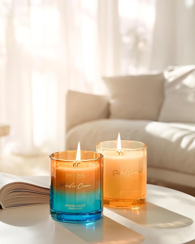 M&SENSE Sandalwood Patchouli Scented Candle - Image 7
