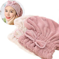 Jseng 2PC Microfiber Hair Drying Caps, Extrame Soft & Ultra Absorbent, Fast by Jseng