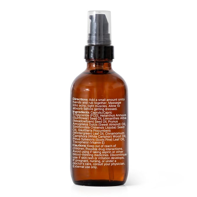 Plant Therapy Muscle Aid Body Oil 4 oz Soothes Muscles, Refreshing & Minty - Image 8