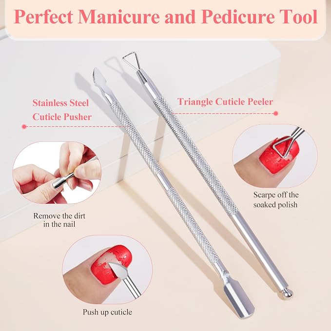 LIONVISON Acetone Nail Soaking Bowl: Soak Off Gel Polish Nail Remover Kit - Image 6