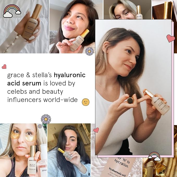 grace & stella Award Winning Hyaluronic Acid Serum Hydrating Hyaluronic Acid - Image 7