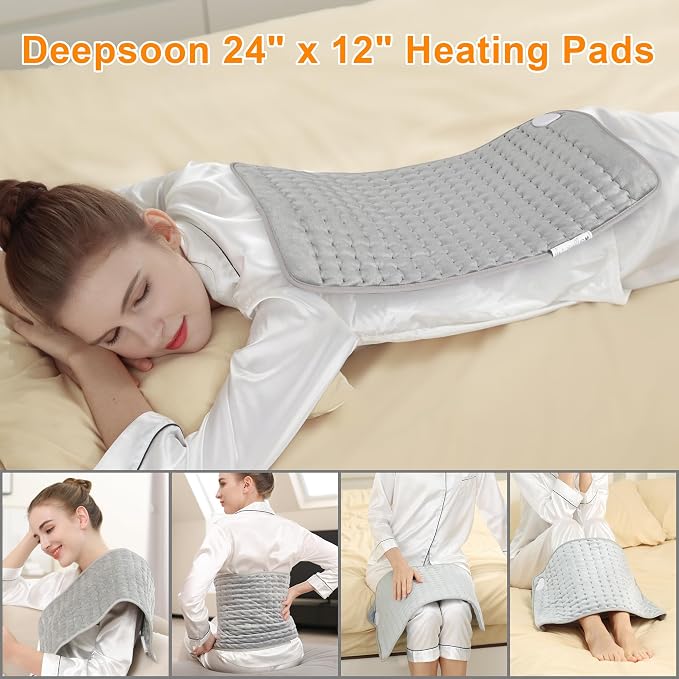 Deepsoon Heating Pad, Electric Heating Pads - Image 3