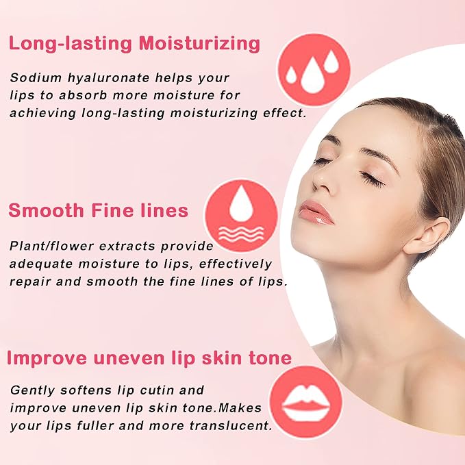 Permotary 30 PCS Collagen Lip Mask Crystal Mouth Care Gel Pads - Image 3