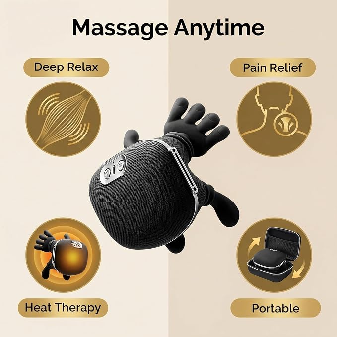 Portable Finger Pressure Neck and Back Massager - Image 4