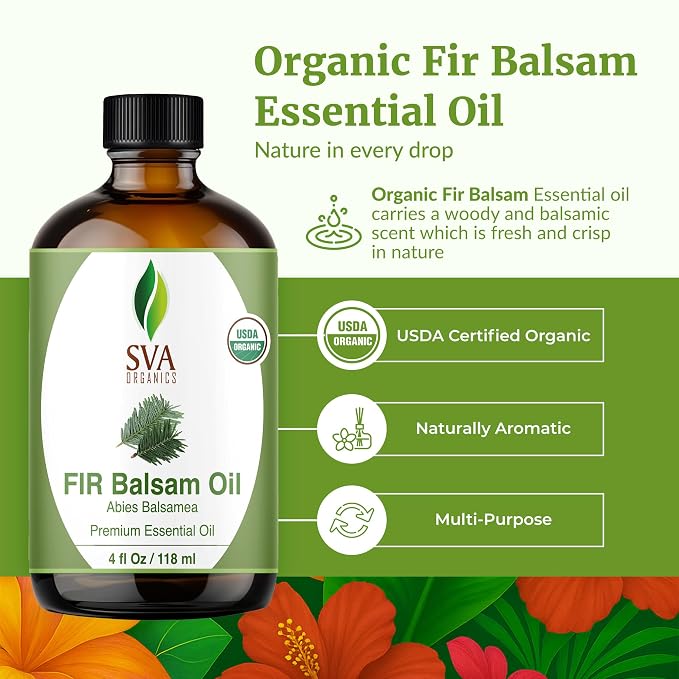 SVA Fir Balsam Essential Oil Organic – 4 Fl Oz – 100% Natural Organic Fir Oil - Image 2