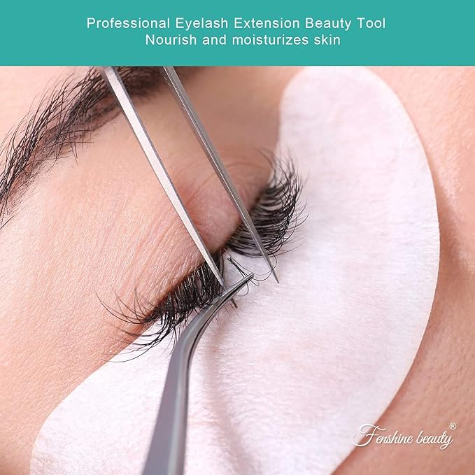 fenshine 200 Pairs Eyelash Extension Eye Pads Lint Free Hydrogel Eye Patches - Image 3