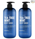 Tea Tree Body Wash with Mint & Shower Gel with Vitamin E by AnatoliaDaphne