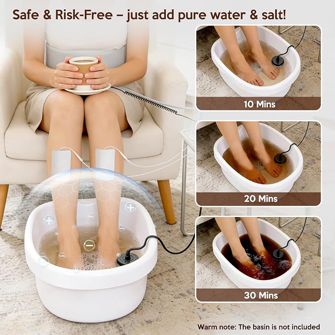 veicomtech Dual Ionic Foot Bath Detox Machine - Image 3