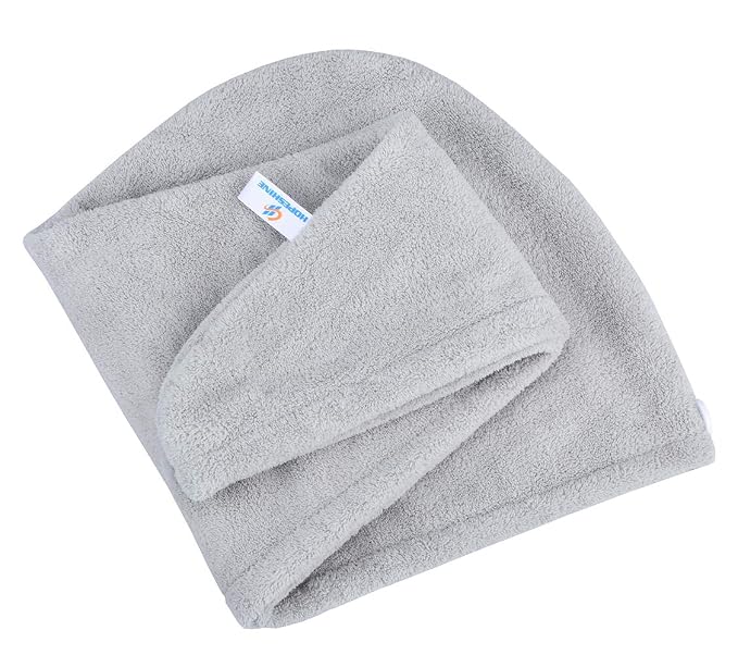 HOPESHINE Women's Soft Shower Hair Towel Twist Hair Turban Wrap Drying Cap - Image 2