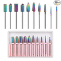 Makartt Nail Drill Bits Set:10Pcs Dimond Tungsten Carbide Nails Bits, 3/32 Inch by Makartt