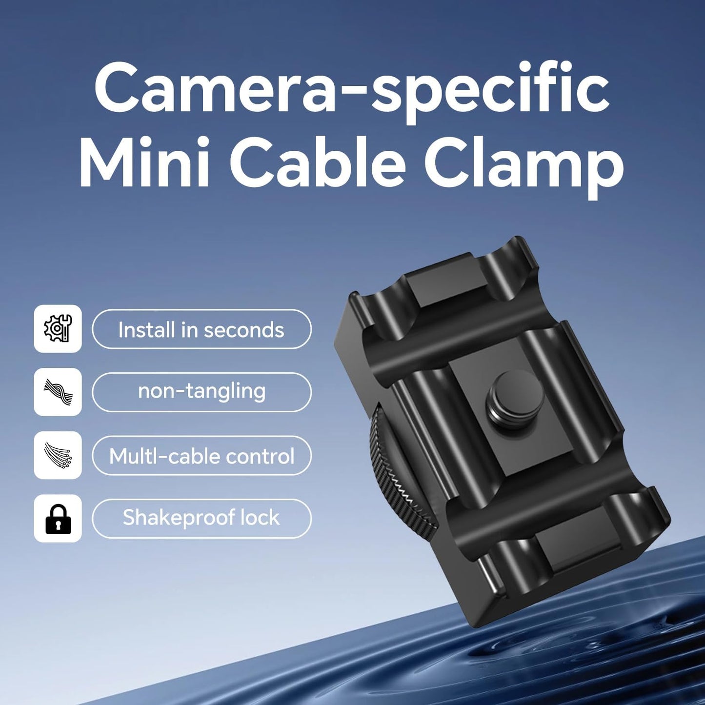 Camera Cable Lock Clamp,DSLR Camera Digital USB Cable Lock Clip Clamp HDMI Protector DSLR Cable Clamp