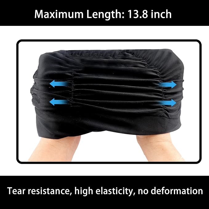 Swim Caps for Women Swimming, Comfort Pleated Swimming Cap for Long Hair - Image 4