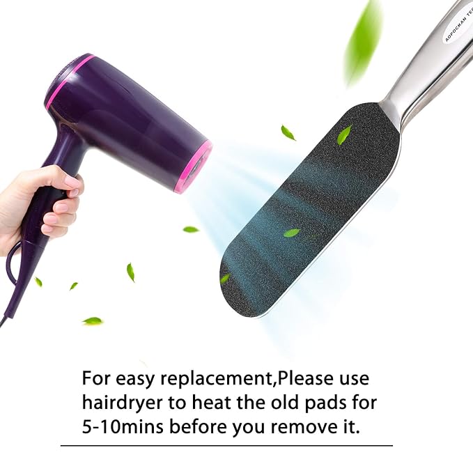 Stainless Steel Pedi File Refill, 100&180 Grit - Image 6