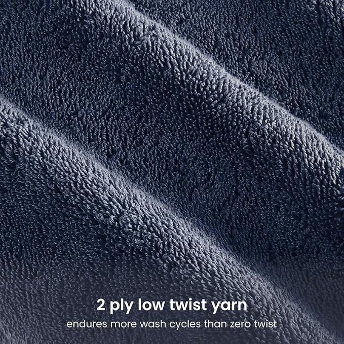 BIOWEAVES 100% Organic Cotton 700 GSM Luxury Wash Cloths GOTS Certified 13" x - Image 4