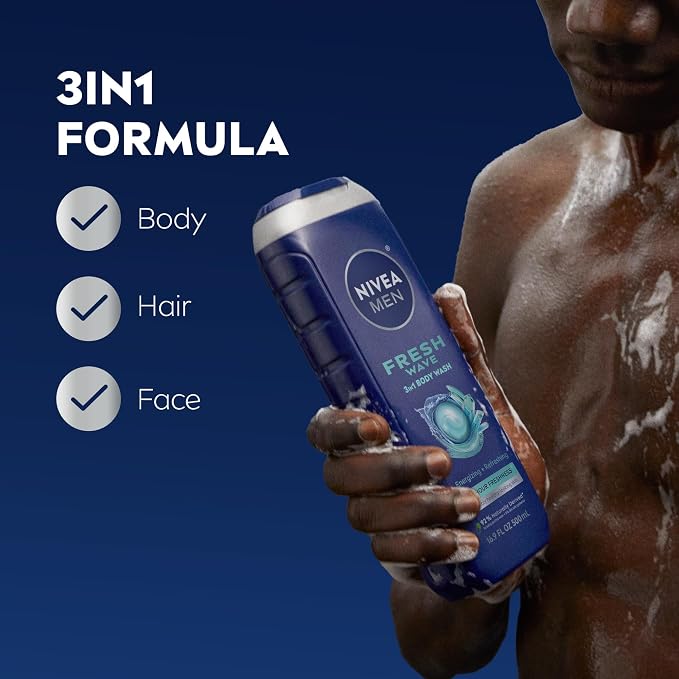 NIVEA MEN Fresh Wave Body Wash - Image 2