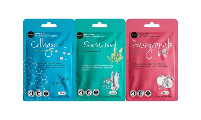 Celavi Essence Facial Sheet Face Mask Variety Set Classic Authentic Korean - Image 8