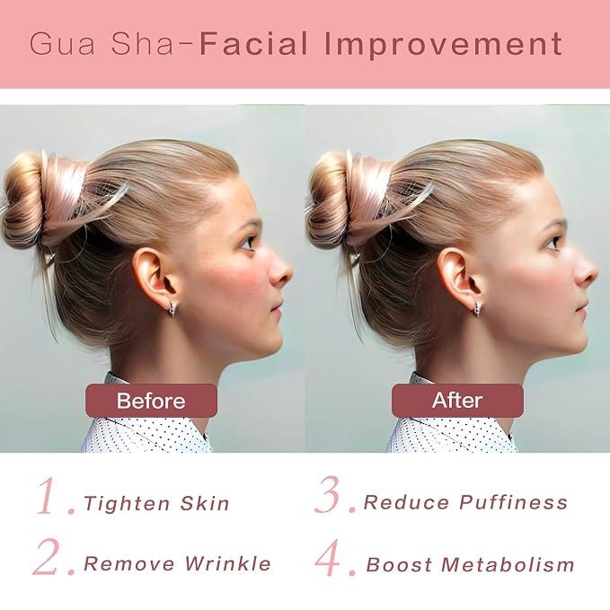Gua Sha Facial Tools 2 Pack, Guasha Tool - Image 4