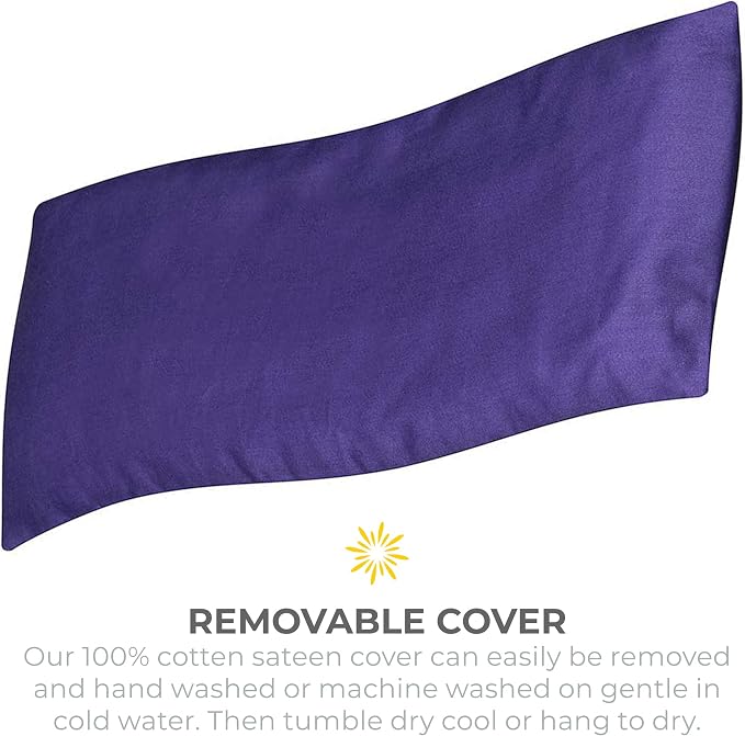 Sunshine Yoga 4-Pack Scented Sateen Eye Pillows, Low-Luster, Hot or Cold Therapy - Image 3