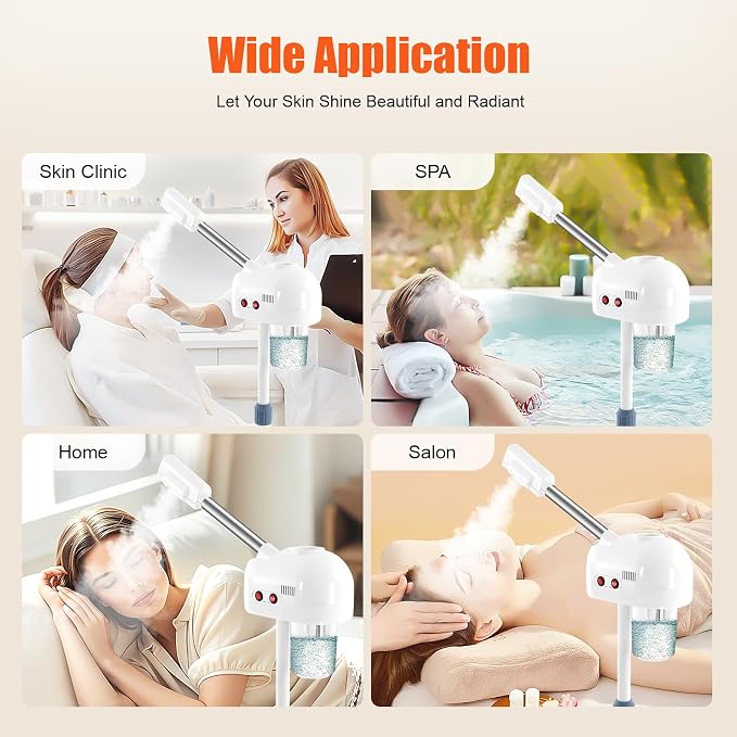 Facial Steamers, Hot Ozone Face Steamer on Wheels - Image 7