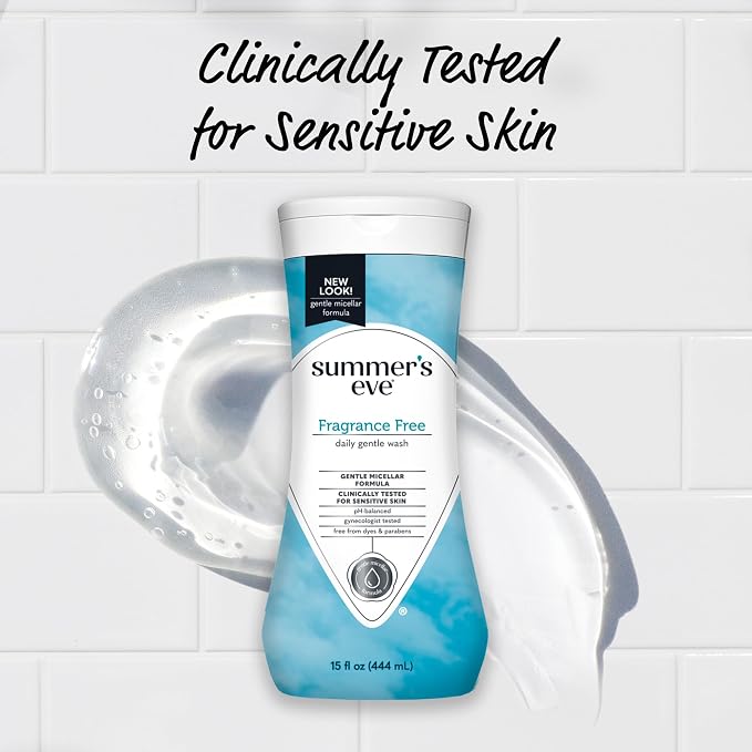 Summer's Eve Fragrance Free All-Over Feminine Wash, Gentle pH-Balanced Body Wash - Image 6