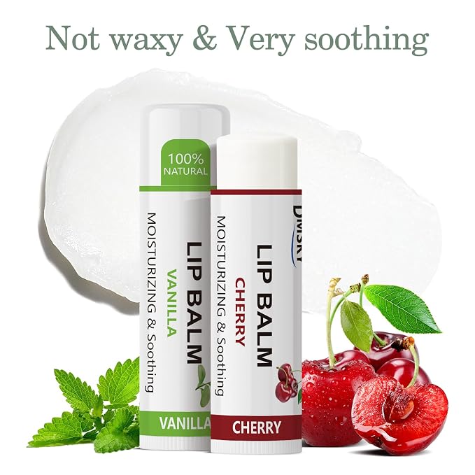 40 Pack Lip Balm Bulk, Fruit Lip Balm Variety Pack, Natural Moisturizing Balms - Image 8