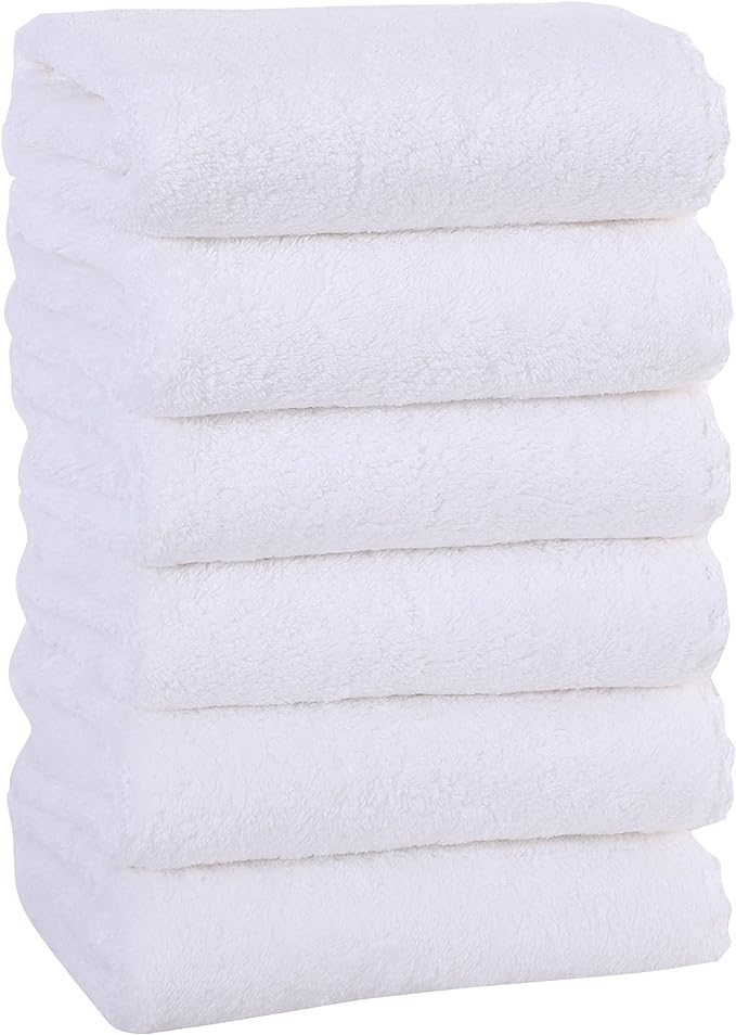 MOONQUEEN 6 Pack Premium Hand Towels by MOONQUEEN