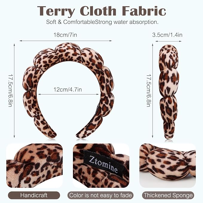 Ztomine Spa Headbands for Facial Skincare, Hair Mask, Skin Treatment - Image 3