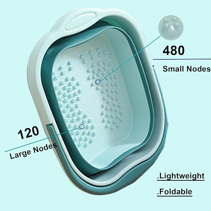 Foot Bath 15L Collapsible Foot Soak Tub - Image 5