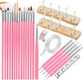 Nail Stand For Press On With Nail Art Brushes Nail Holder For Painting Practice by Unknown