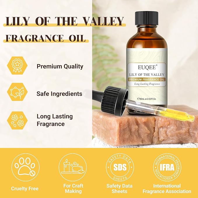 EUQEE 60ML Lily of The Valley Fragrance Oil Premium Essential Oil - Image 3