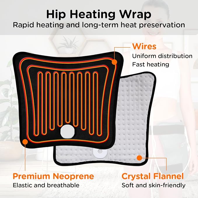 Comfytemp Hip Heating Pad, Hip Brace - Image 4