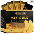 REDANHA 30 Pairs 24K Gold Under Eye Patches Face Masks Dark Circles Puffy Eye by REDANHA