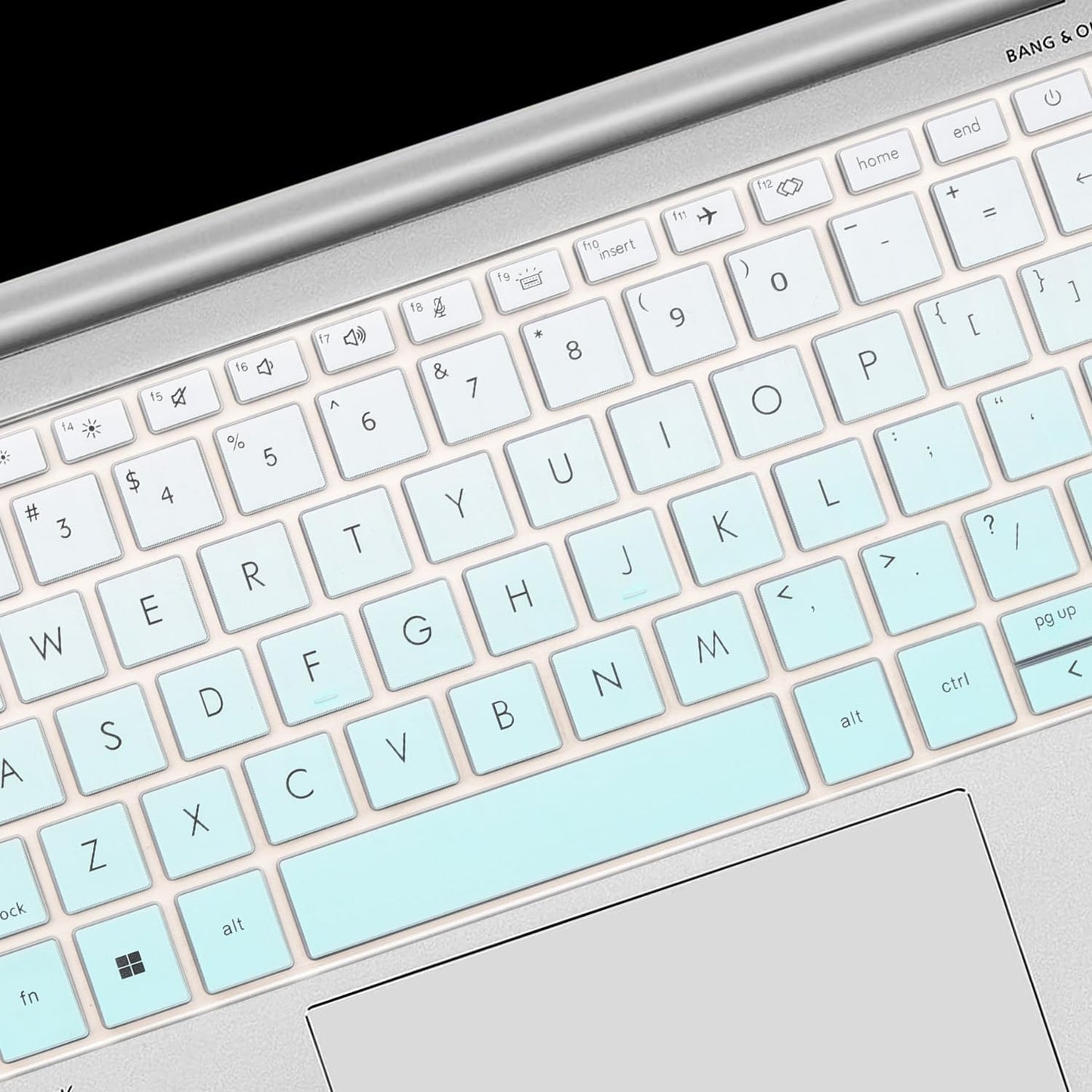 Keyboard Cover for HP EliteBook 830 835 840 845 1040 G9 G10 2023 2022 13.3 14 inch Laptop Accessories Keyboard Protective Skin (Not fit 840 845 1040 G8 G7 G6 G5 G4 G3)-OmbreMint