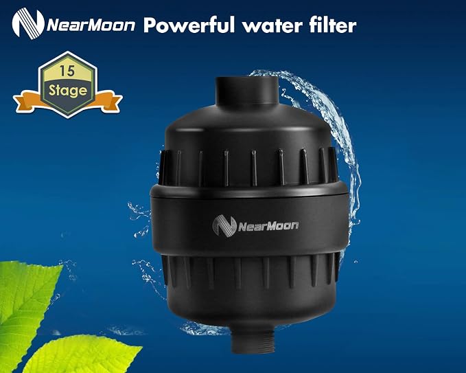 NearMoon Shower Head and 15 Stage Shower Filter Combo, High Pressure Filtered - Image 3