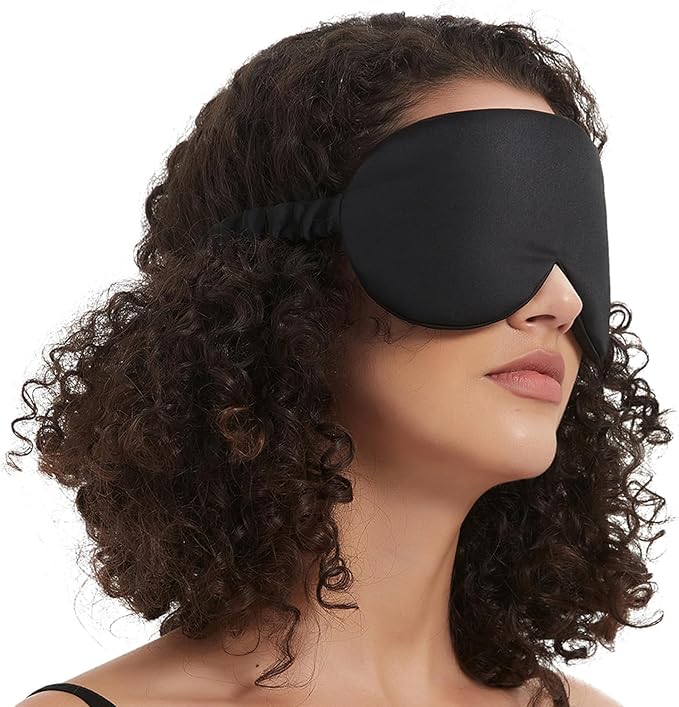 ALASKA BEAR Sleep Mask with Silk-Covered Adjustable Strap - Image 3