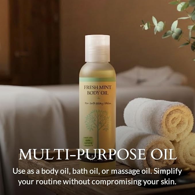 Plantlife Fresh Mint Body Oil - Image 3