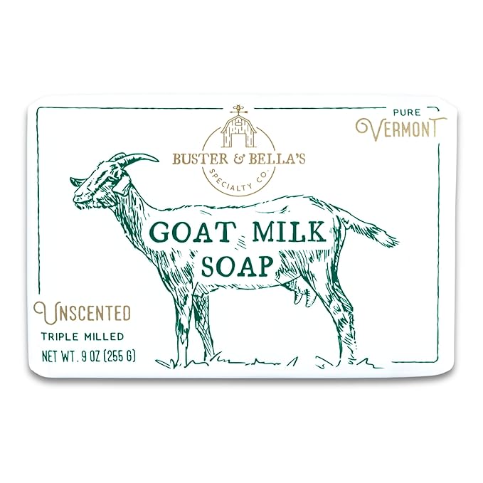 Buster & Bella's Unscented Triple Milled Goat Milk Soap by Buster+%26+Bella%27s