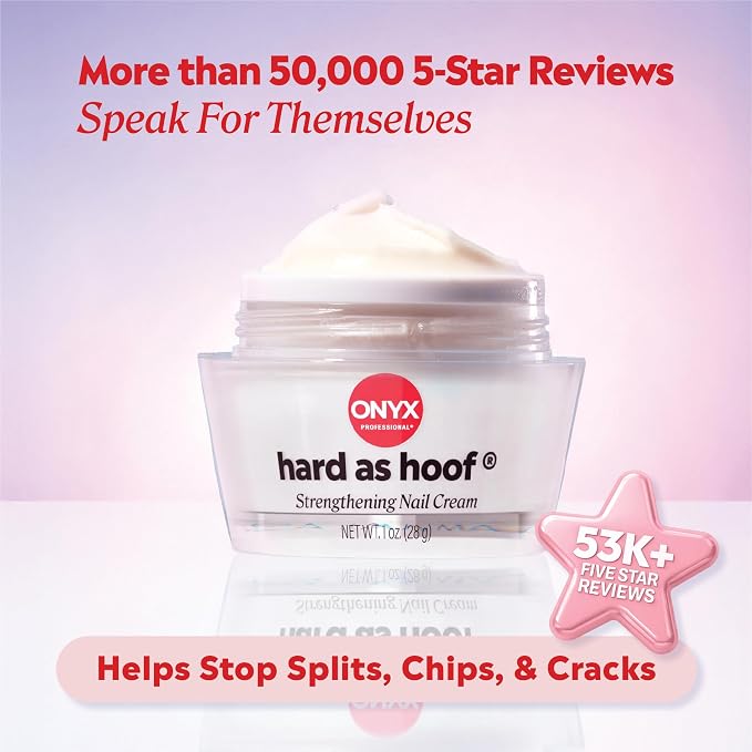 Onyx Professional Hard As Hoof Nail Strengthening Cream, Unscented - Image 3