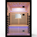 OUTEXER 2 Person Infrared Sauna Room Far Infrared Saunas Home Canadian Hemlock by OUTEXER