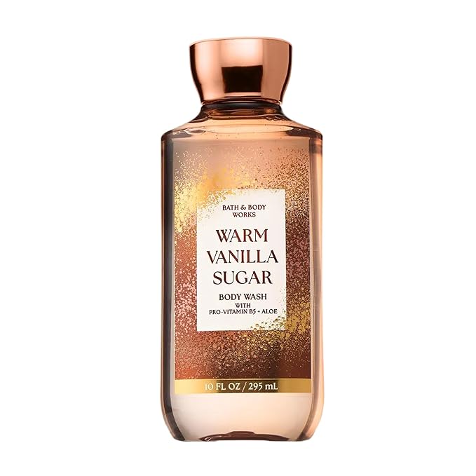 Bath & Body Works Warm Vanilla Sugar Body Wash, Nourishing Cleanser by BathBodyWorks