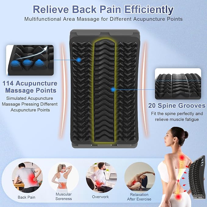 MINOLL Back Stretcher for Lower Back Pain Relief, Back Cracking Device - Image 2