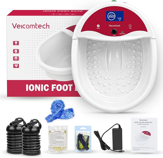 veicomtech Ionic Foot Bath Detox Machine, Foot Detox Machine, Ionic Foot Spa Kit by Veicomtech