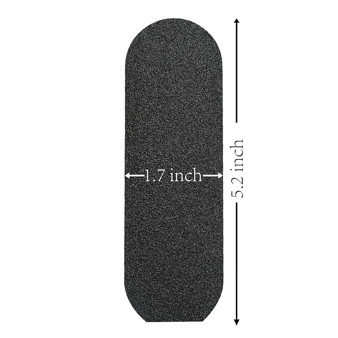 Stainless Steel Pedi File Refill, 100 Grit, Size 5.2" L x 1.7" W - Image 2