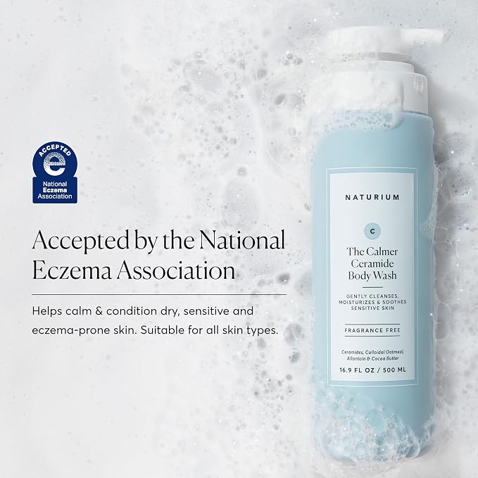 Naturium The Calmer Ceramide Body Wash, Frangrance-Free, Cleansing & - Image 8