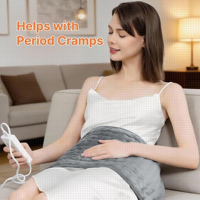 Heating Pad for Back & Period Cramps, Christmas Birthday Gifts for Women - Image 6