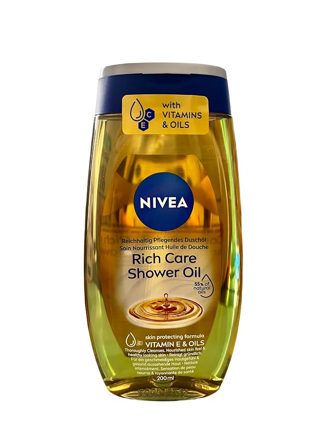 Nivea Shower Oil Natural Caring 200ml - Image 9