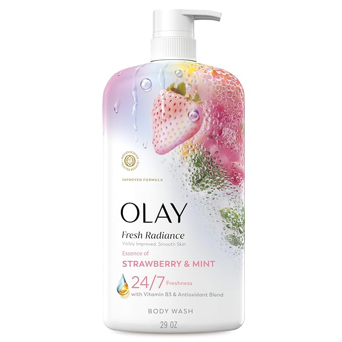 Olay Body Wash for Women, Fresh Radiance, 24/7 Skin-Loving Freshness, Visibly by Olay