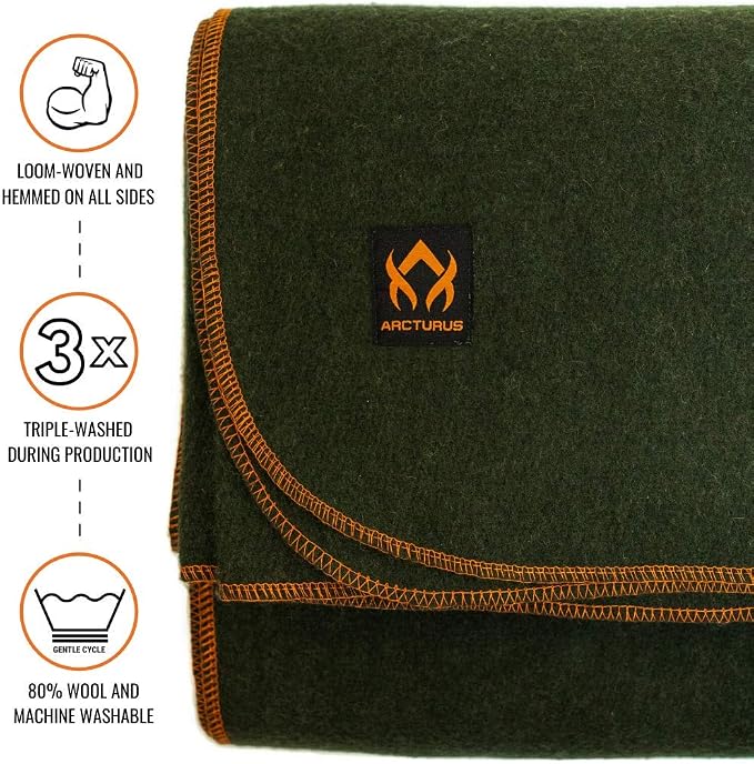 Arcturus Military Wool Blanket - Image 2